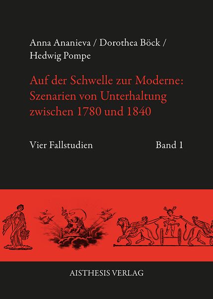 Produktbild: Auf der Schwelle zur Moderne: Szenarien von Unterhaltung zwischen 1780 und 1840