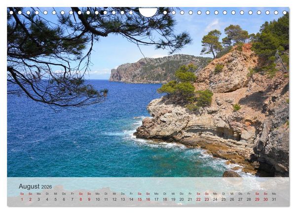 Produktbild: Cala Deia - Mallorcas Traumbucht (Wandkalender 2026 DIN A4 quer), CALVENDO Monatskalender