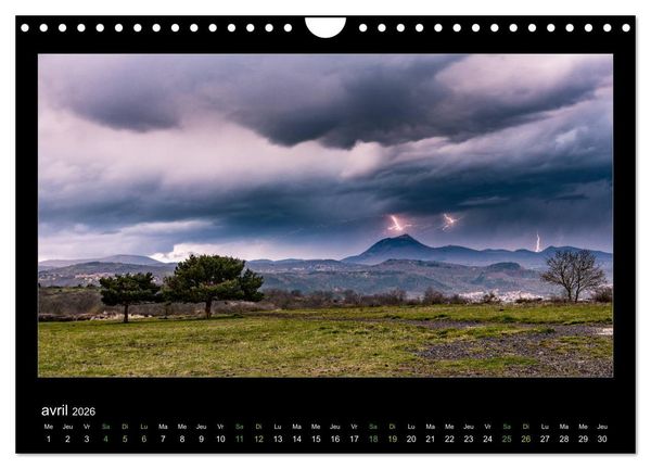 Produktbild: L'Auvergne est belle (Calendrier mural 2026 DIN A4 vertical), CALVENDO calendrier mensuel