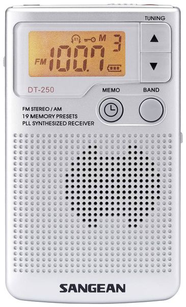 Produktbild: Sangean Pocket 250 Taschenradio UKW, MW Silber