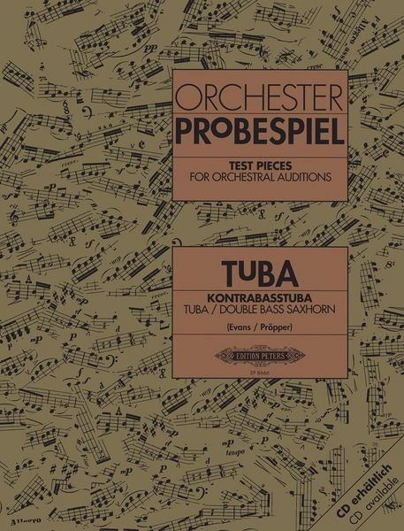 Produktbild: Test Pieces for Orchestral Auditions: Tuba, Double Bass Saxh
