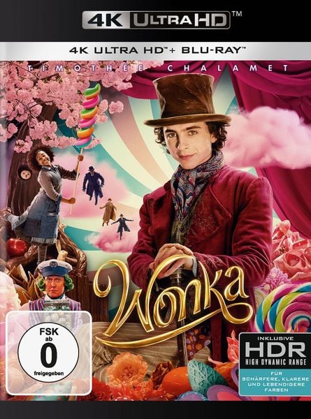 Produktbild: Wonka (4K Ultra HD) (+ Blu-ray)