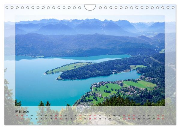 Produktbild: Walchensee (Wandkalender 2026 DIN A4 quer), CALVENDO Monatskalender