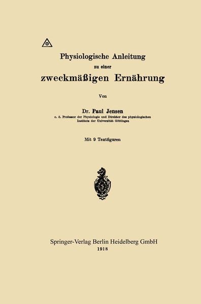 Produktbild: Physiologische Anleitung zu einer zweckm&auml;&szlig;igen Ern&auml;hrung
