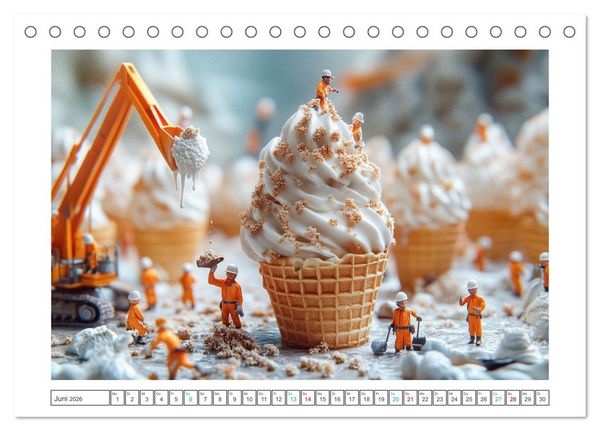 Produktbild: Zauberhafte Miniaturwelt (Tischkalender 2026 DIN A5 quer), CALVENDO Monatskalender