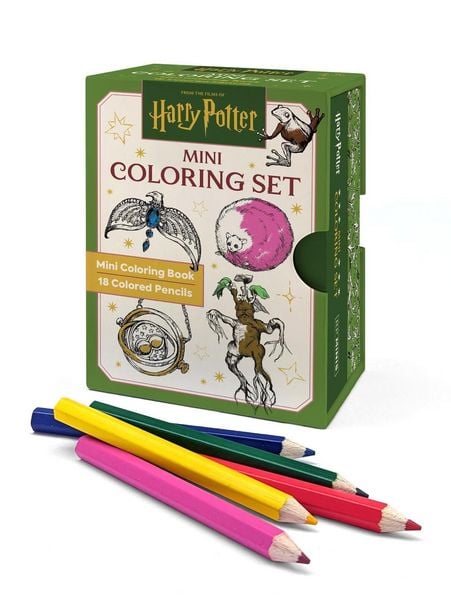 Harry Potter Mini Coloring Set, Taschenbuch von , Hachette Book Group USA