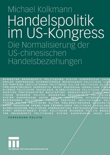 Produktbild: Handelspolitik im US-Kongress