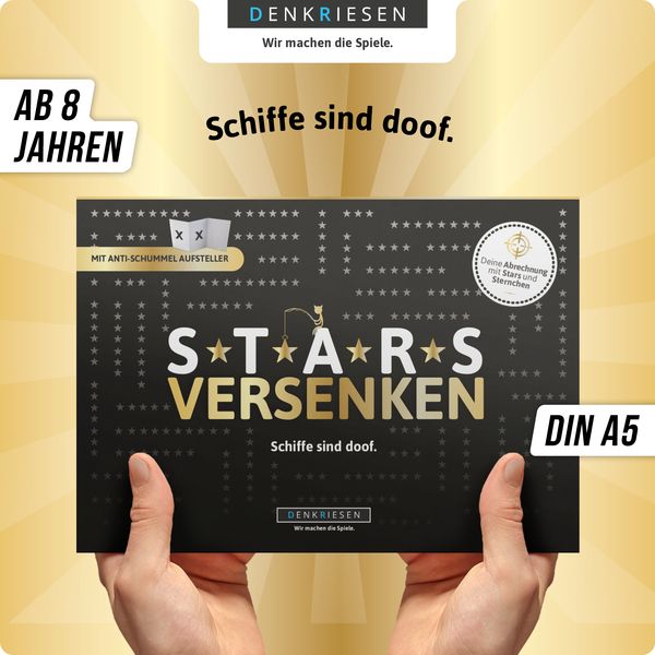Produktbild: DENKRIESEN - STARS VERSENKEN Schiffe sind doof - Schiffe versenken neu aufgelegt