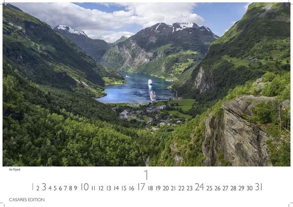 Produktbild: Norwegen Kalender 2027 &ndash; Wandkalender | Fotokalender Nordeuropa 24x35cm - Mit 12 atemberaubenden Norwegen-Fotografien, die die Sch&ouml;nheit der norwegischen Natur festhalten