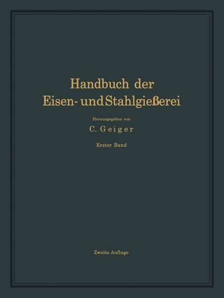 Produktbild: Handbuch der Eisen- und Stahlgie&szlig;erei
