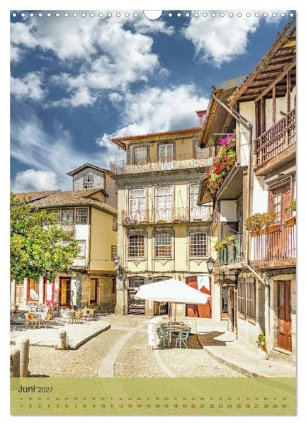 Produktbild: Die Stadt Guimar&atilde;es liegt im Norden Portugals im Distrikt Braga. (Wandkalender 2027 DIN A3 hoch), CALVENDO Monatskalender