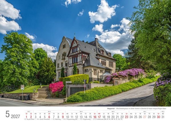 Produktbild: Wuppertal 2027 Bildkalender A3 Spiralbindung