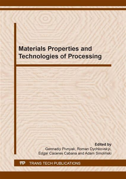 Produktbild: Materials Properties and Technologies of Processing