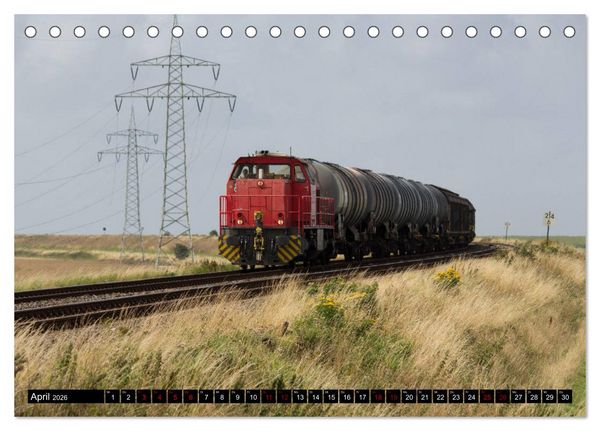 Produktbild: Die Marschbahn (Tischkalender 2026 DIN A5 quer), CALVENDO Monatskalender