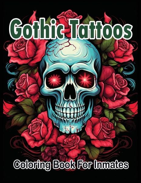 Produktbild: Gothic Tattoos coloring book for Inmates