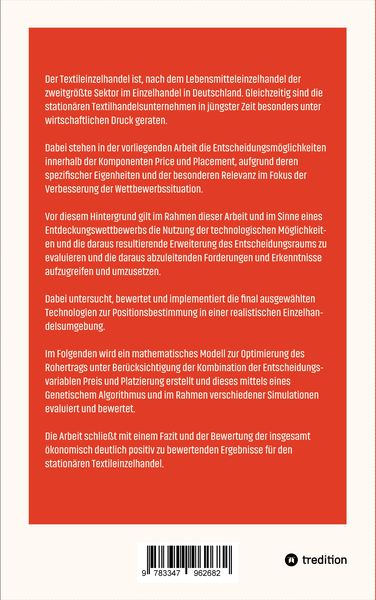 Produktbild: Simultane Preis- und Platzierungspolitik im Textileinzelhandel