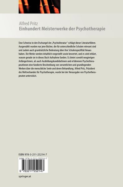Produktbild: Einhundert Meisterwerke der Psychotherapie