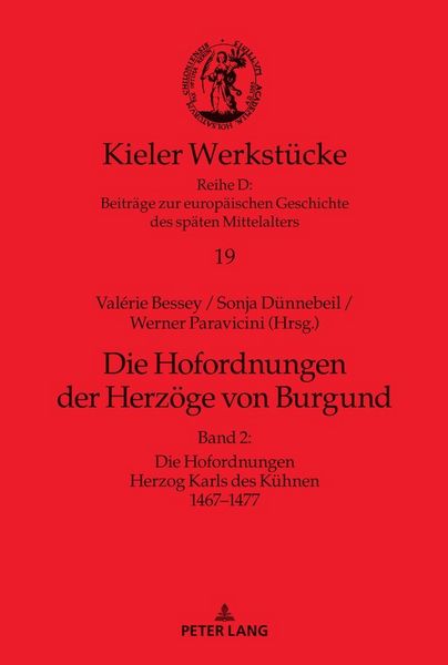 Produktbild: Die Hofordnungen der Herz&ouml;ge von Burgund