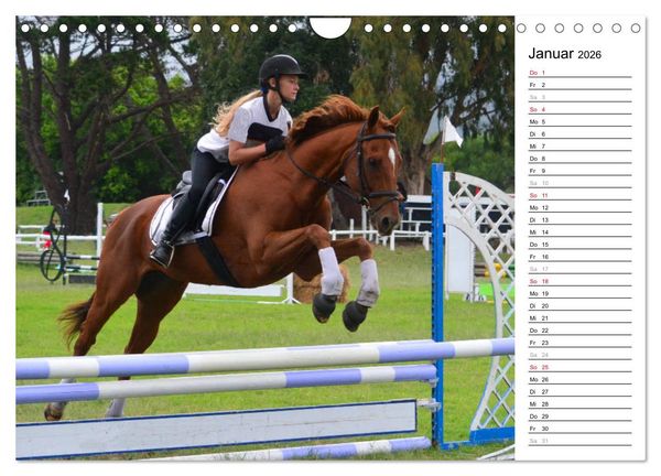 Produktbild: Mein Reitsport Kalender (Wandkalender 2026 DIN A4 quer), CALVENDO Monatskalender