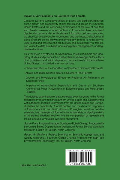 Produktbild: Impact of Air Pollutants on Southern Pine Forests