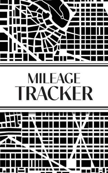 Produktbild: Mileage Tracker (Urban Map Black and White)