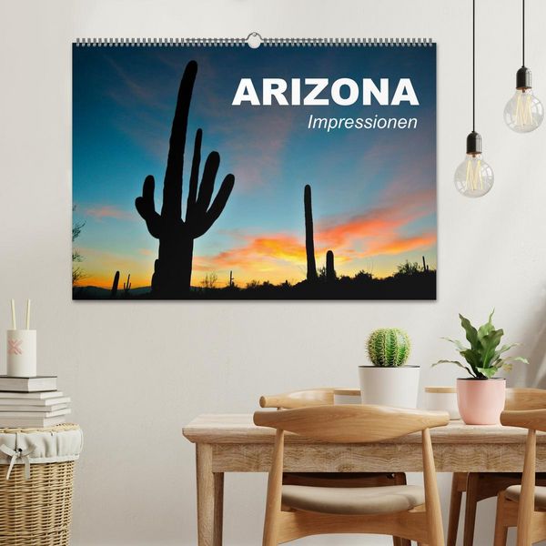 Produktbild: Arizona &bull; Impressionen (Wandkalender 2026 DIN A2 quer), CALVENDO Monatskalender