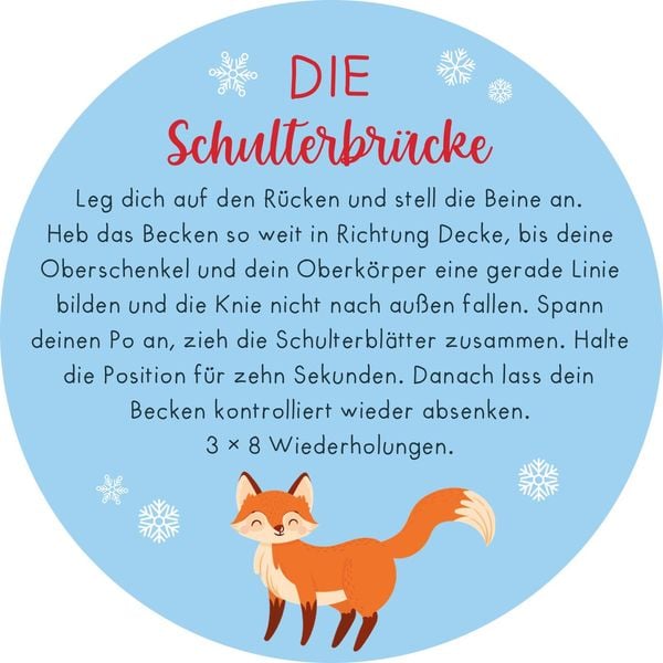 Produktbild: Adventskalender in der Dose. Christmas Fitness