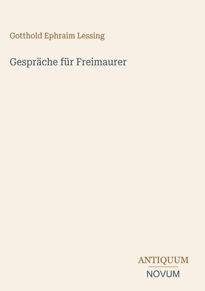 Produktbild: Gespr&auml;che f&uuml;r Freimaurer