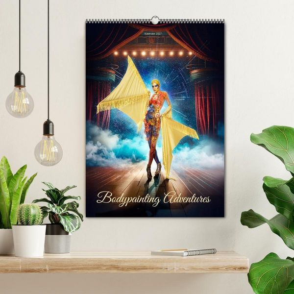 Produktbild: Bodypainting Adventures (Wandkalender 2027 DIN A2 hoch), CALVENDO Monatskalender