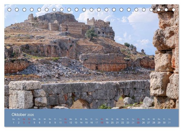 Produktbild: Lykien - T&uuml;rkei, eine Reise zu den Sch&auml;tzen der Vergangenheit (Tischkalender 2026 DIN A5 quer), CALVENDO Monatskalender