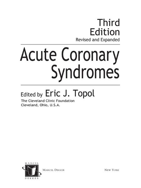 Produktbild: Acute Coronary Syndromes