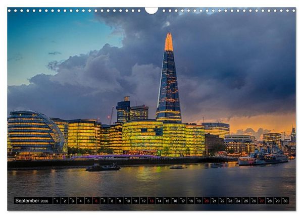 Produktbild: Wundervolles London (Wandkalender 2026 DIN A3 quer), CALVENDO Monatskalender