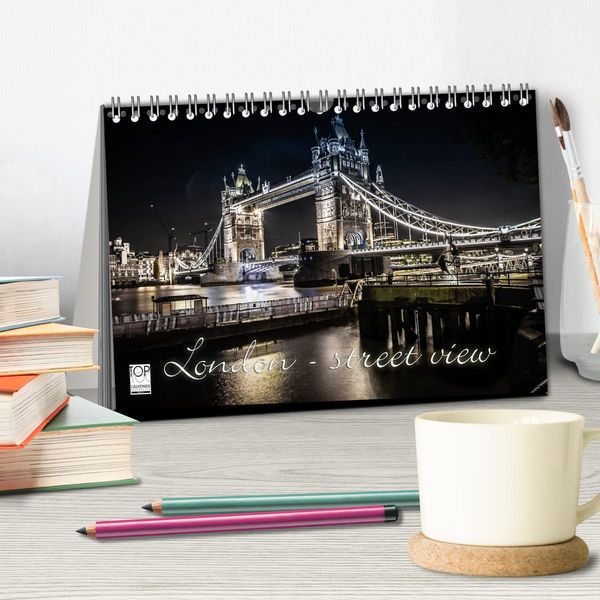 Produktbild: London - street view (Tischkalender 2026 DIN A5 quer), CALVENDO Monatskalender