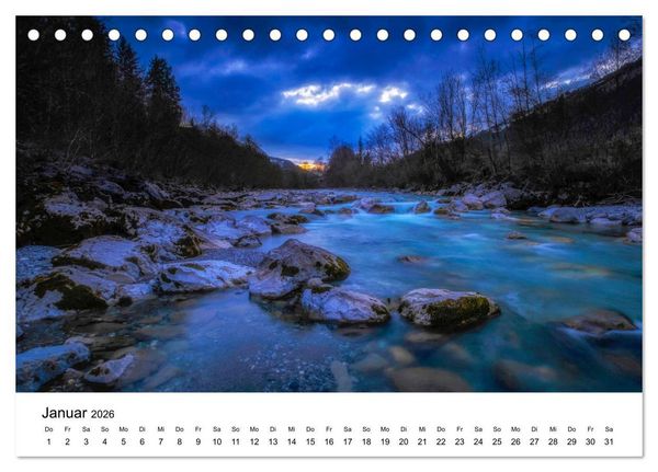 Produktbild: Wasserwelt Schweiz (Tischkalender 2026 DIN A5 quer), CALVENDO Monatskalender