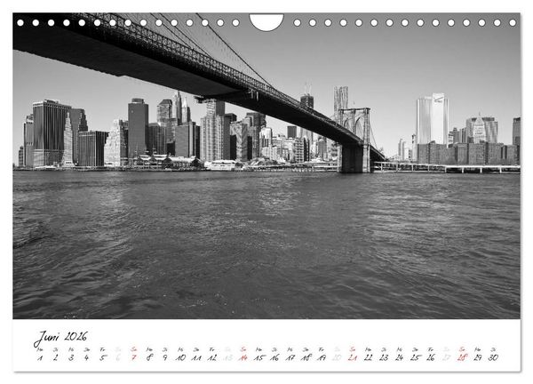 Produktbild: New York &ndash; The Big Apple (Wandkalender 2026 DIN A4 quer), CALVENDO Monatskalender