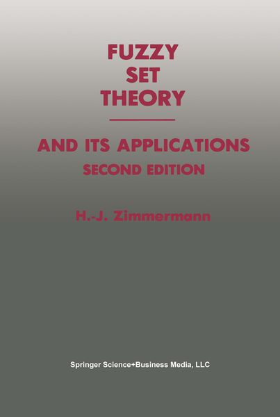 Produktbild: Fuzzy Set Theory &mdash; and Its Applications