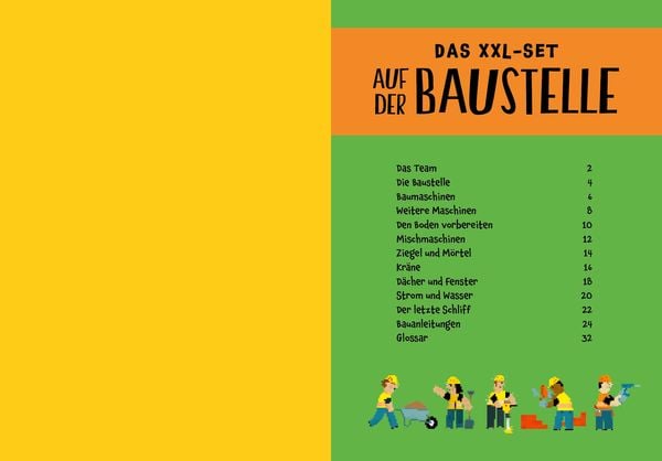 Produktbild: Das XXL-Set &ndash; Bauen, Wissen, Spielen: Auf der Baustelle