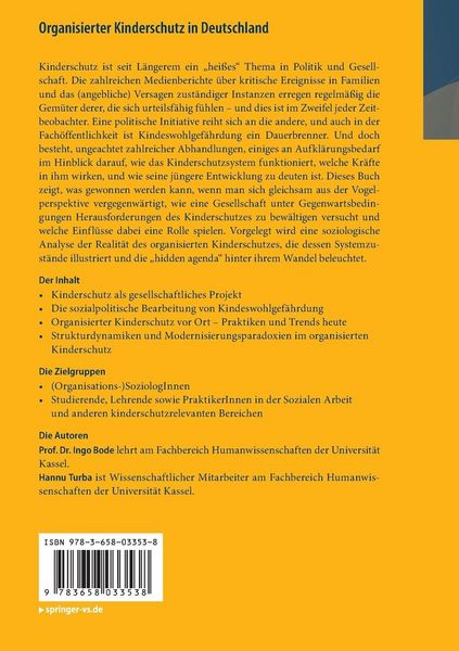 Produktbild: Organisierter Kinderschutz in Deutschland