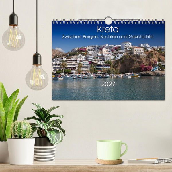 Produktbild: Kreta &ndash; Zwischen Bergen, Buchten und Geschichte (Wandkalender 2027 DIN A4 quer), CALVENDO Monatskalender