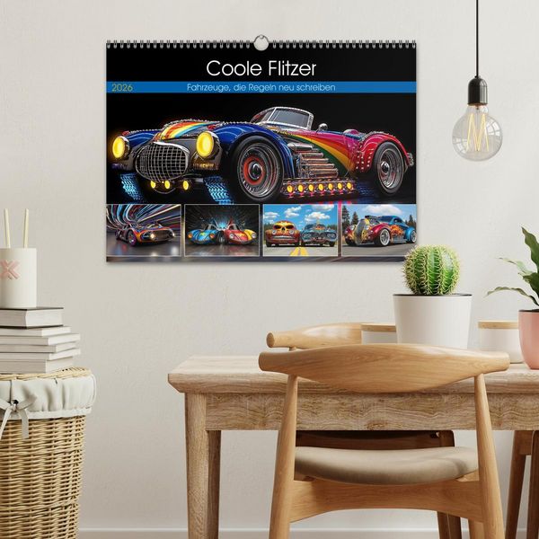Produktbild: Coole Flitzer (Wandkalender 2026 DIN A3 quer), CALVENDO Monatskalender