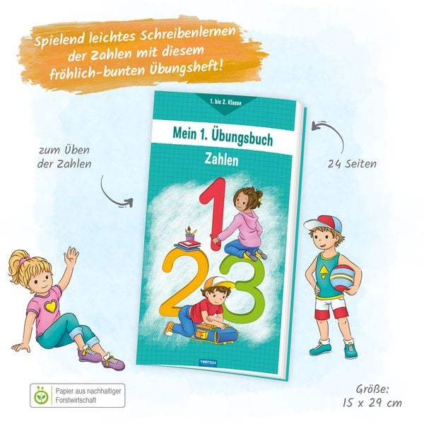 Produktbild: Tr&ouml;tsch Mein erstes &Uuml;bungsbuch Zahlen
