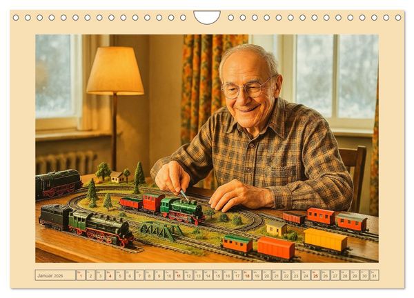 Produktbild: Hobbytr&auml;ume - Einblicke in Freizeit und Hobbys von den 50ern bis 80ern (Wandkalender 2026 DIN A4 quer), CALVENDO Monatskalender