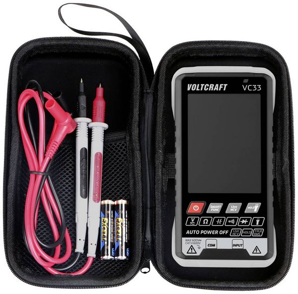 Produktbild: VOLTCRAFT VC33 Hand-Multimeter digital CAT III 600V Anzeige (Counts): 5999