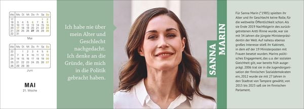 Produktbild: Starke Frauen Premium-Tischplaner 2027 - Tischplaner mit 53 Zitaten und beeindruckenden Lebensgeschichten