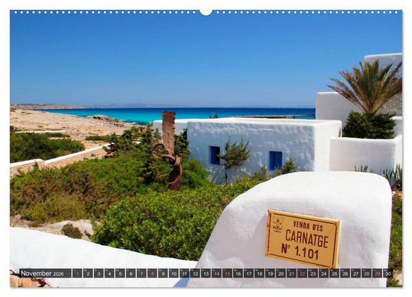 Produktbild: Formentera - Urlaub f&uuml;r die Seele (Wandkalender 2026 DIN A2 quer), CALVENDO Monatskalender