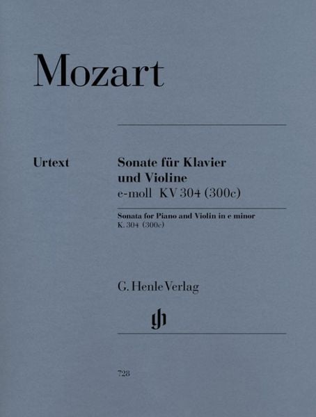 Wolfgang Amadeus Mozart - Violinsonate e-moll KV 304 (300c)