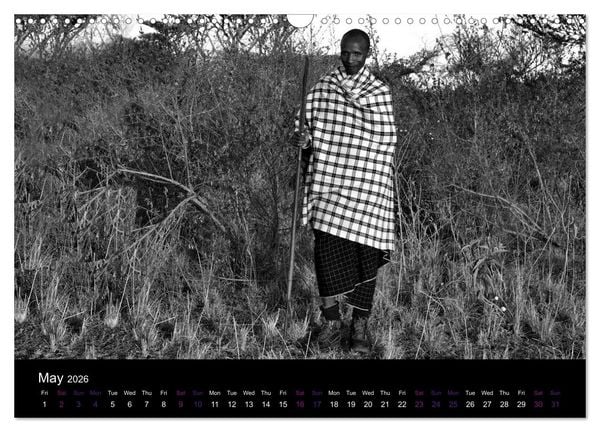 Produktbild: East Africa - Tanzania and Kenya / UK-Version (Wall Calendar 2026 DIN A3 landscape), CALVENDO 12 Month Wall Calendar