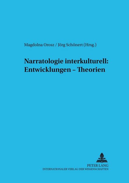 Produktbild: Narratologie interkulturell: Entwicklungen &ndash; Theorien