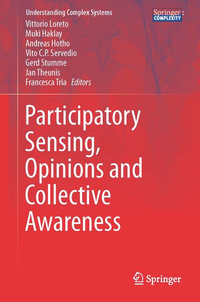Produktbild: Participatory Sensing, Opinions and Collective Awareness
