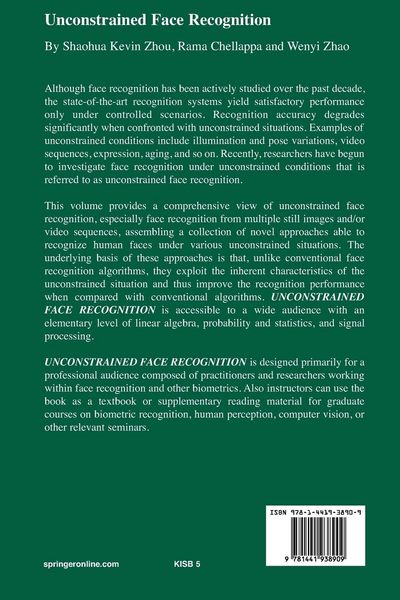 Produktbild: Unconstrained Face Recognition
